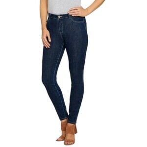LOGO lori goldstein mid rise skinny jeans size 12